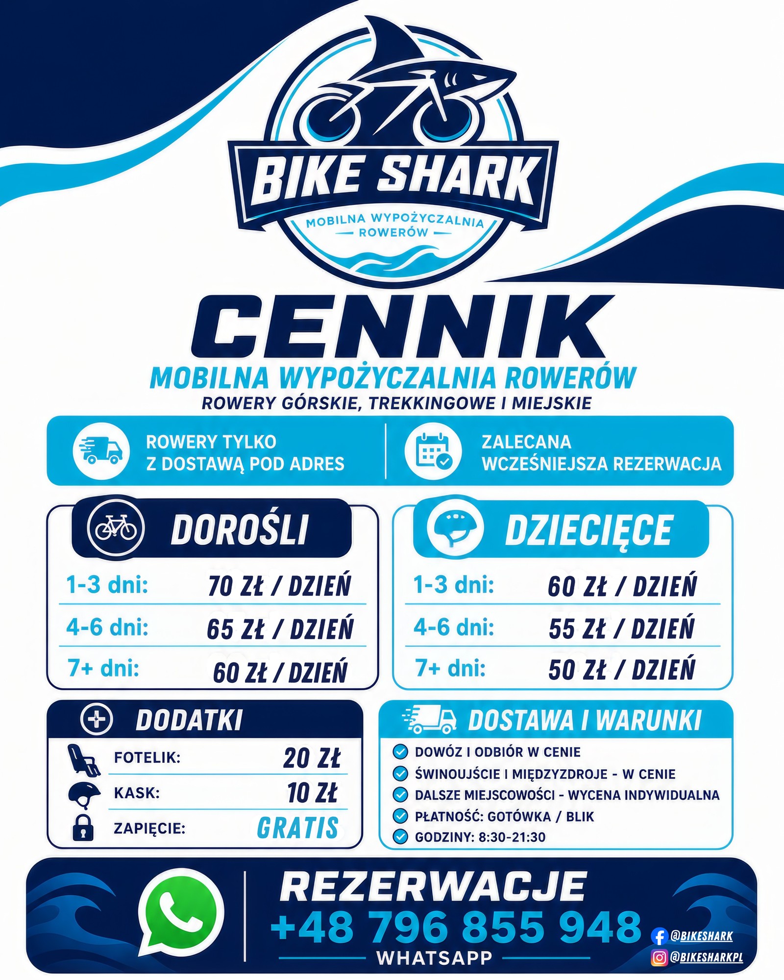 Cennik Bike Shark
